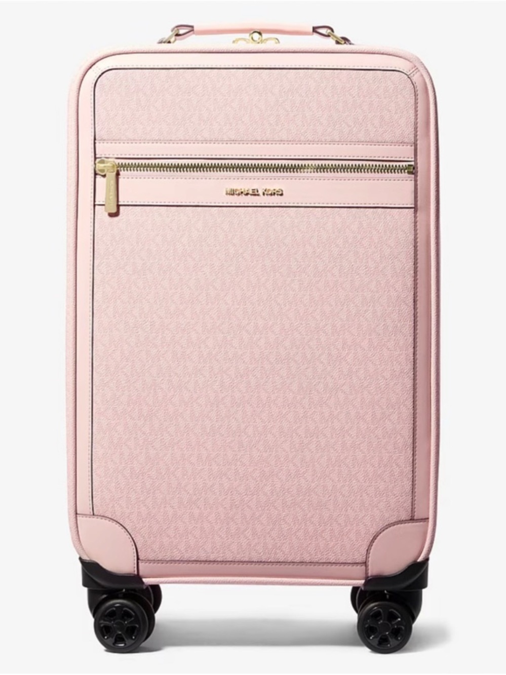 Michael Kors  Small Signature Logo Suitcase Carry On Pink New